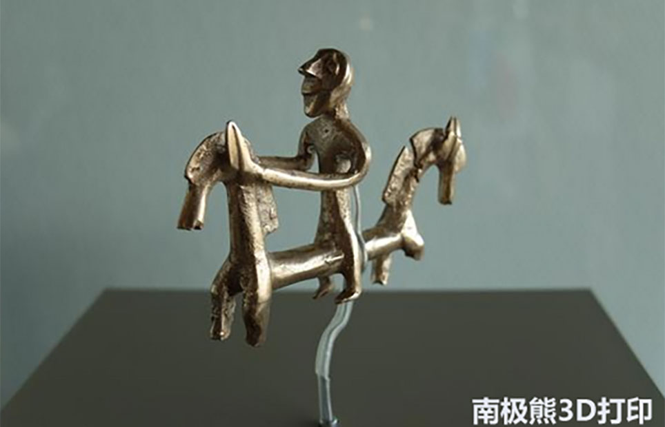 3D打印重現(xiàn)2800年前騎馬者青銅雕像，歷史專家都不容易辨別真假
